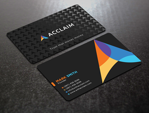 Visitenkarten-Design von Uttom 2 für Acclaim | Design: #36738516