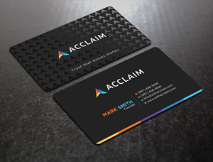 Visitenkarten-Design von Uttom 2 für Acclaim | Design: #36738517