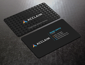 Visitenkarten-Design von Uttom 2 für Acclaim | Design: #36738518