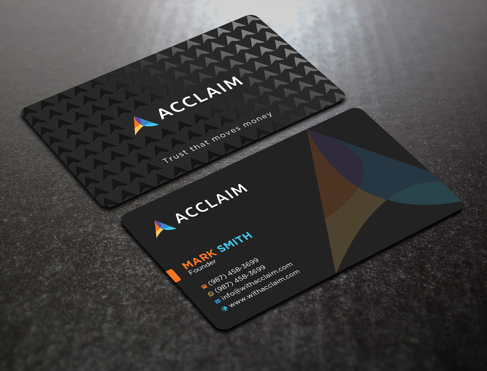 Visitenkarten-Design von Uttom 2 für Acclaim | Design #36738519