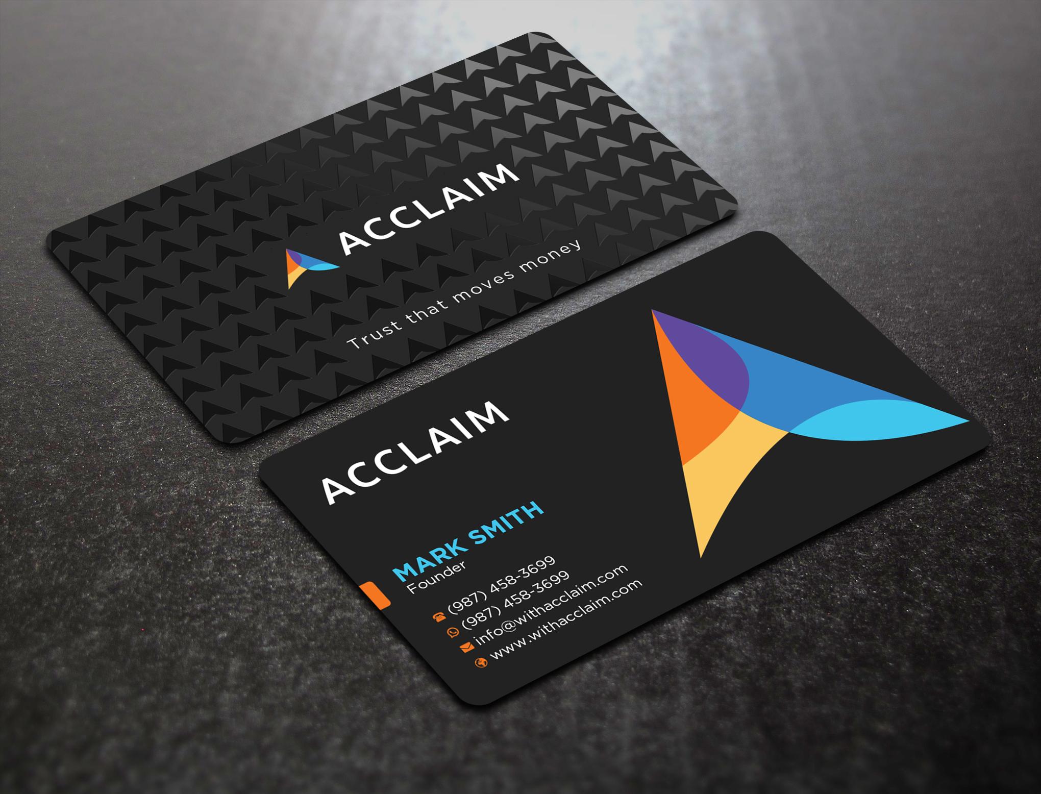 Visitenkarten-Design von Uttom 2 für Acclaim | Design #36738520