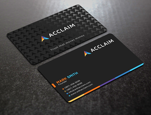 Visitenkarten-Design von Uttom 2 für Acclaim | Design: #36738521
