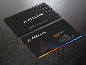 Visitenkarten-Design von Uttom 2 für Acclaim | Design: #36738522