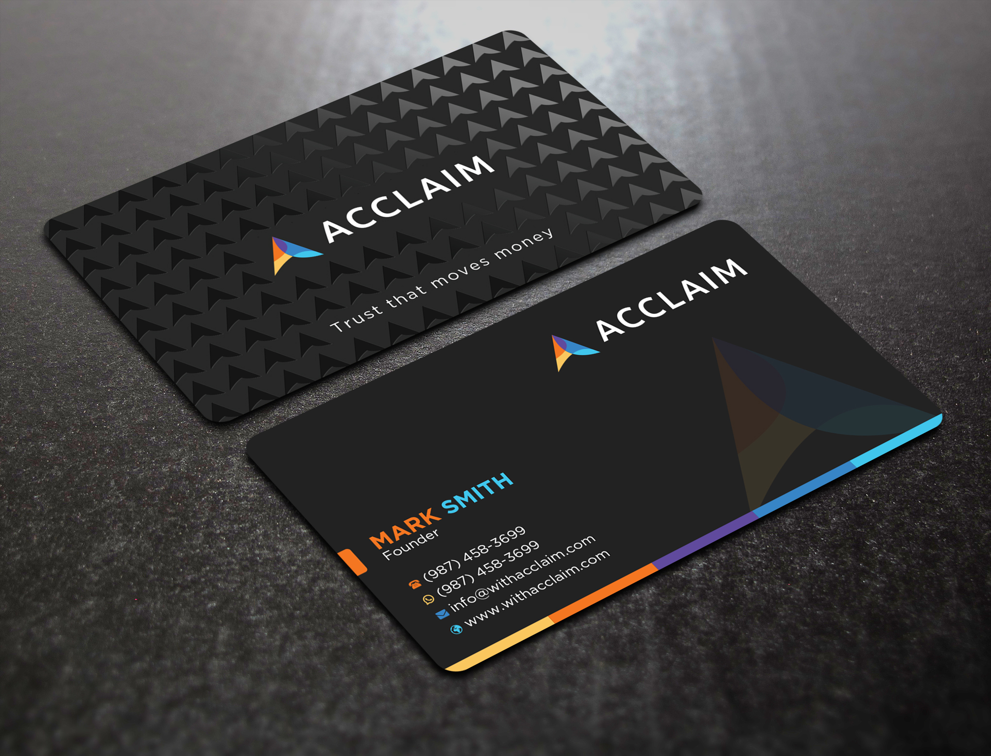 Visitenkarten-Design von Uttom 2 für Acclaim | Design #36738523
