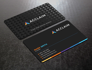 Visitenkarten-Design von Uttom 2 für Acclaim | Design: #36738525