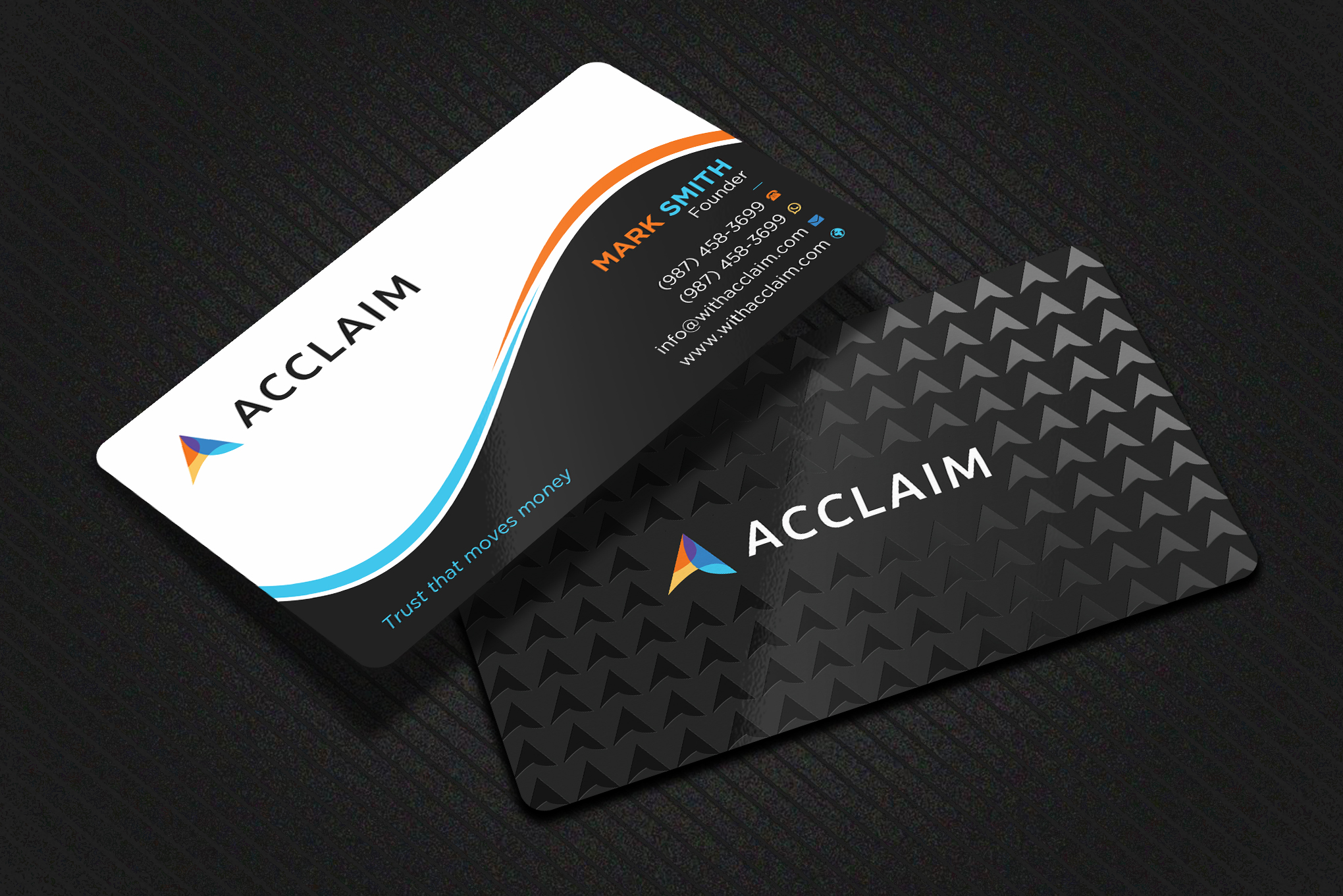 Visitenkarten-Design von Uttom 2 für Acclaim | Design #36738547