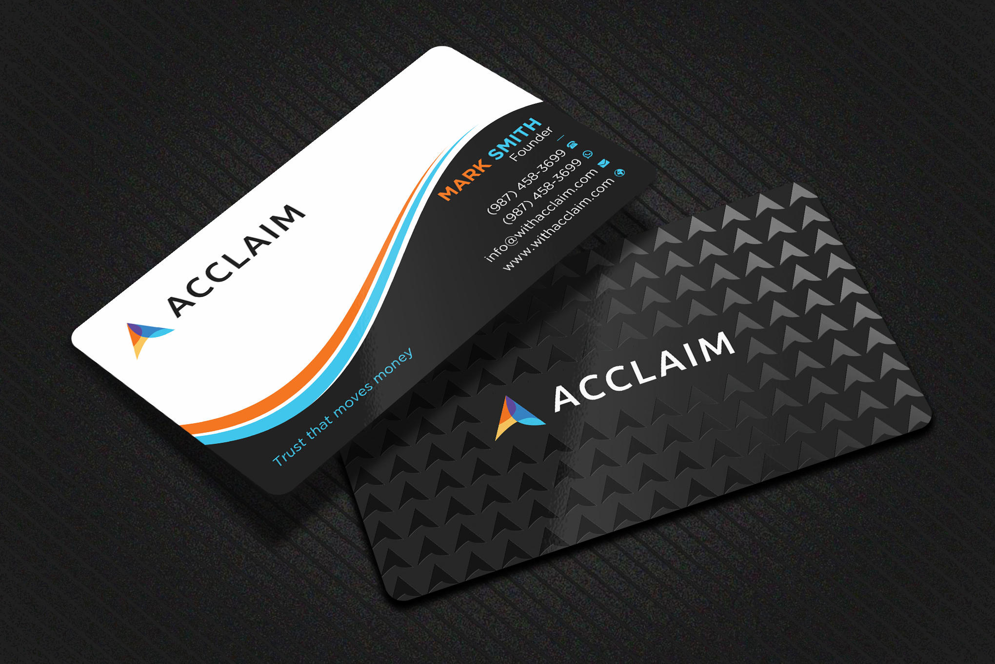 Visitenkarten-Design von Uttom 2 für Acclaim | Design #36738548