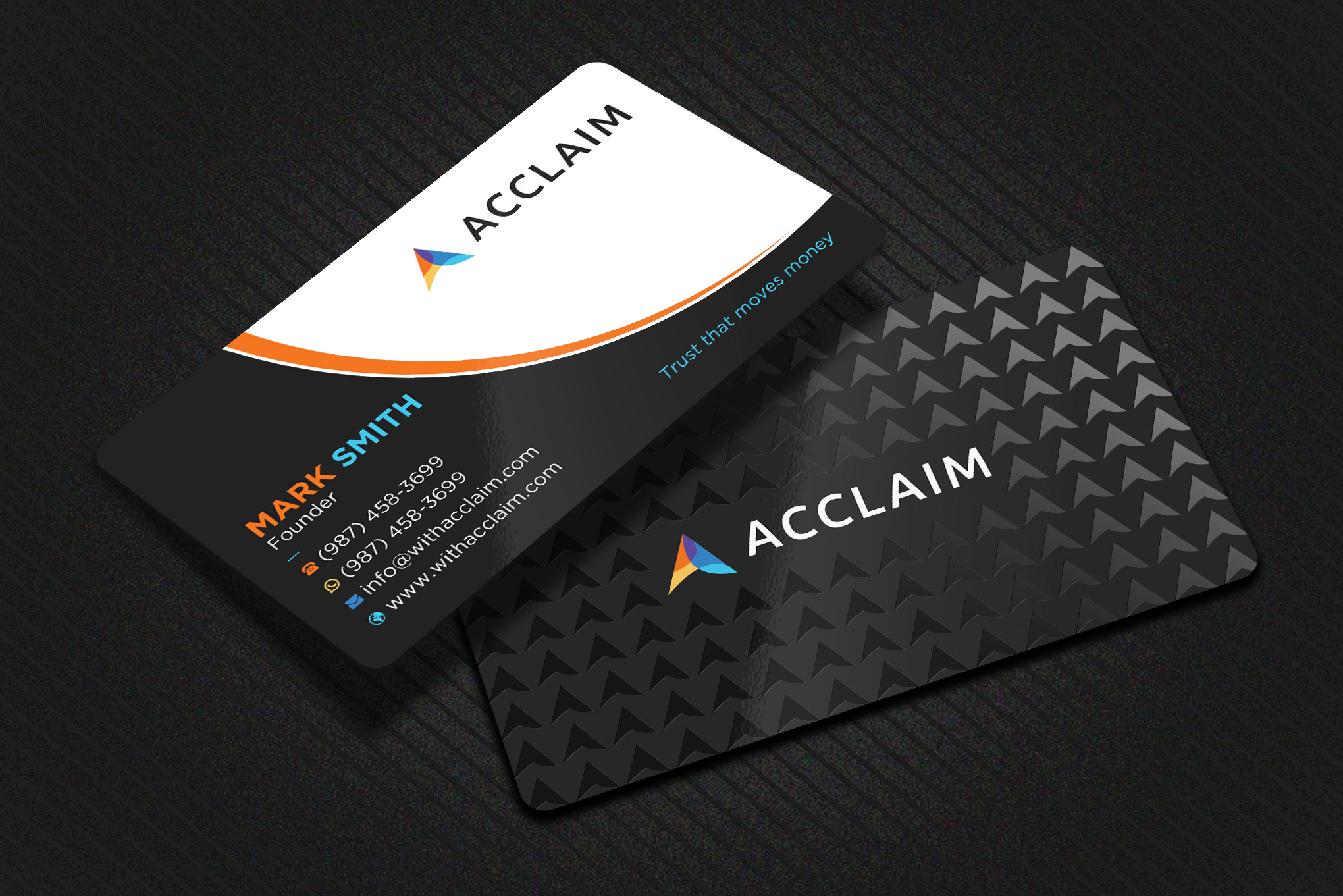 Visitenkarten-Design von Uttom 2 für Acclaim | Design #36738549