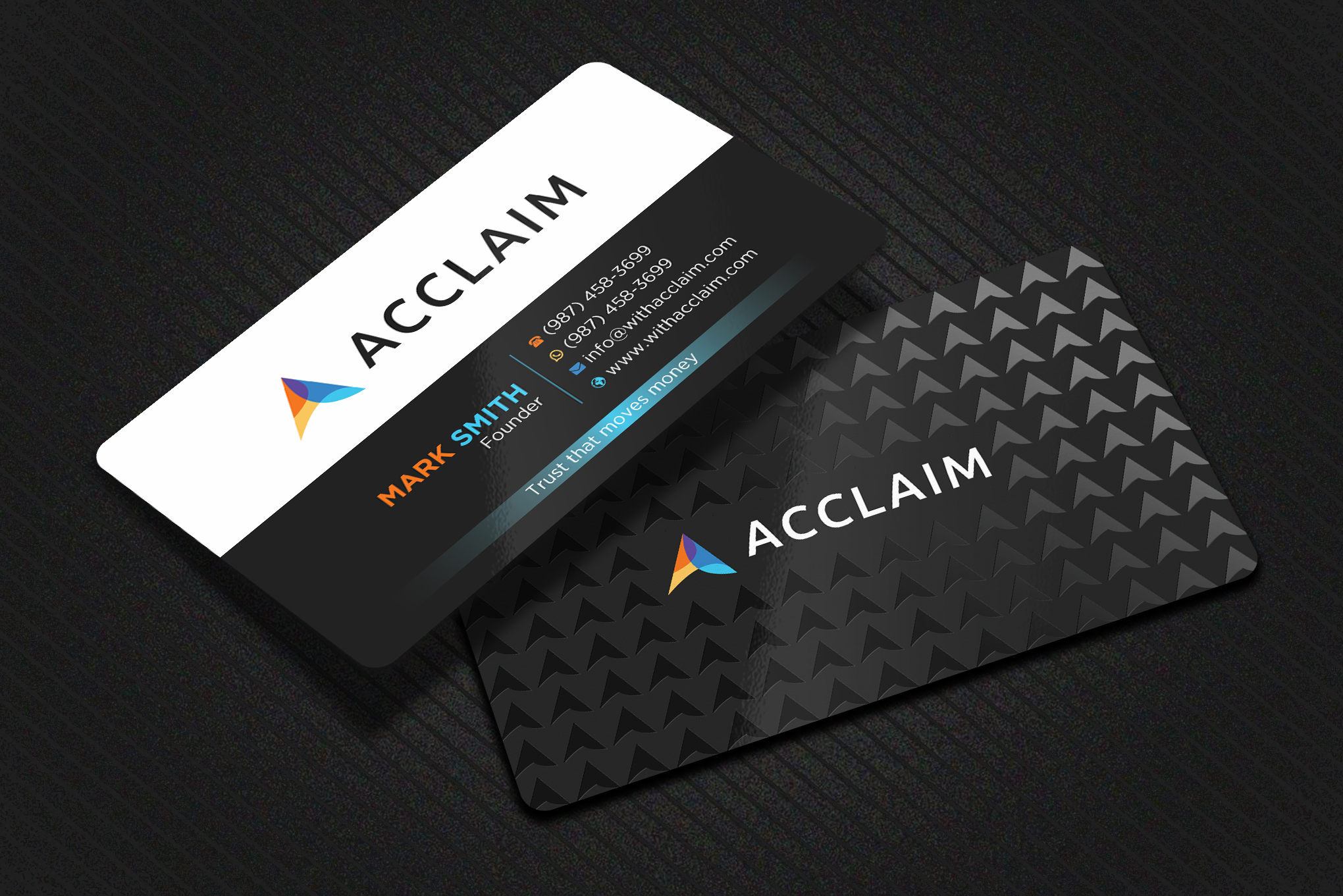 Visitenkarten-Design von Uttom 2 für Acclaim | Design #36738557