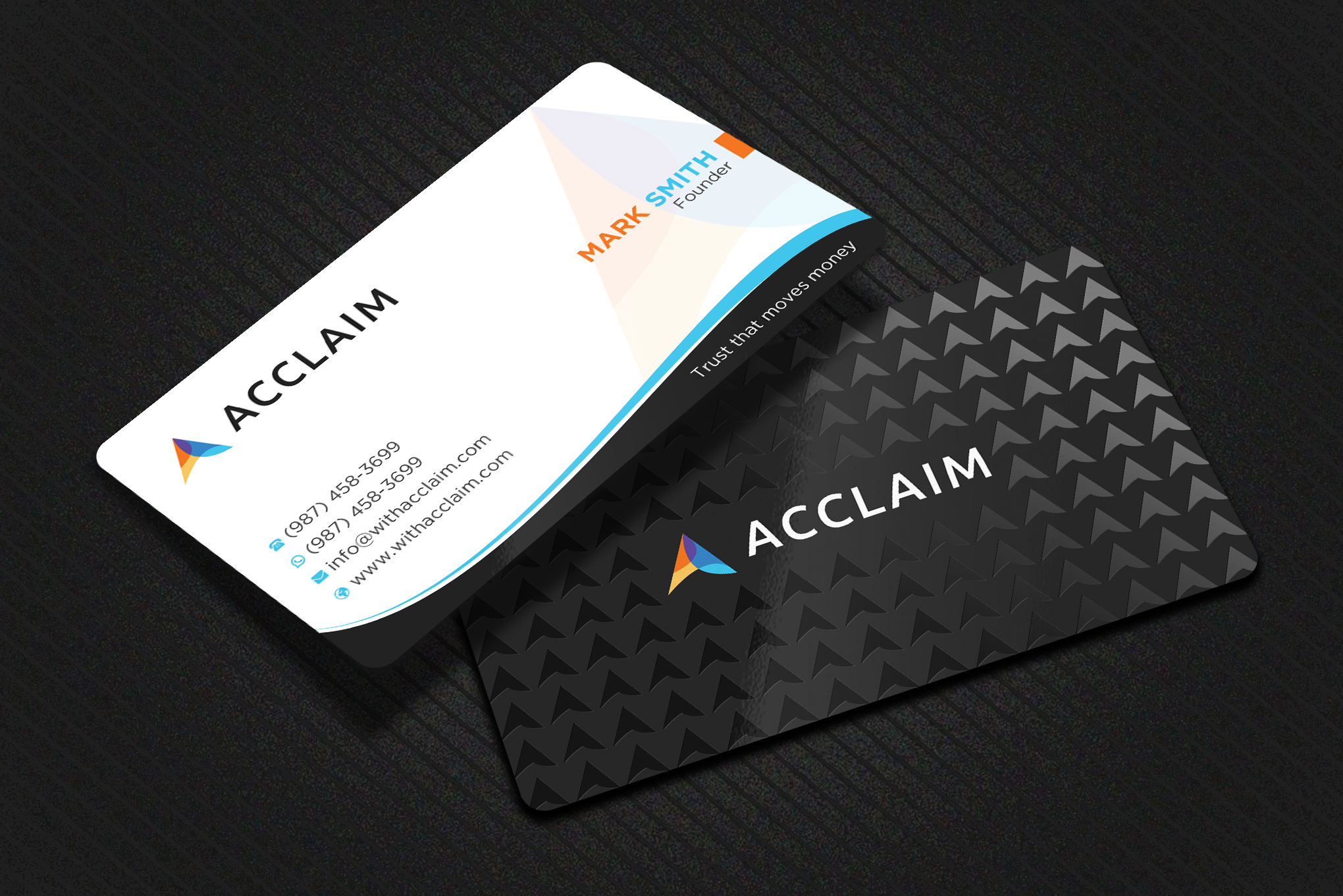 Visitenkarten-Design von Uttom 2 für Acclaim | Design #36738559