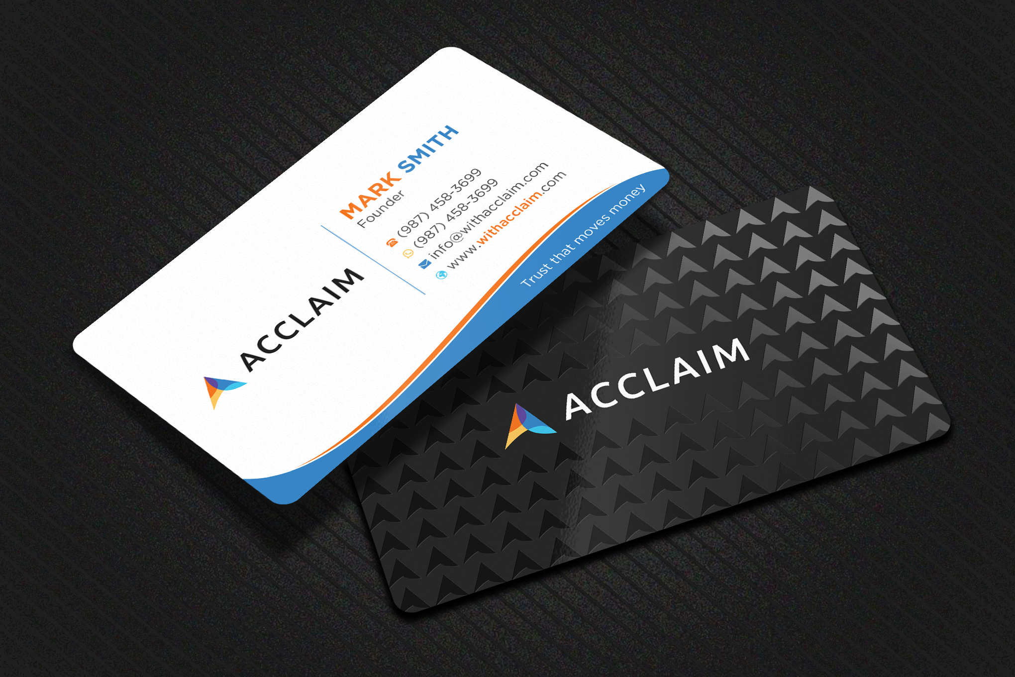 Visitenkarten-Design von Uttom 2 für Acclaim | Design #36738560