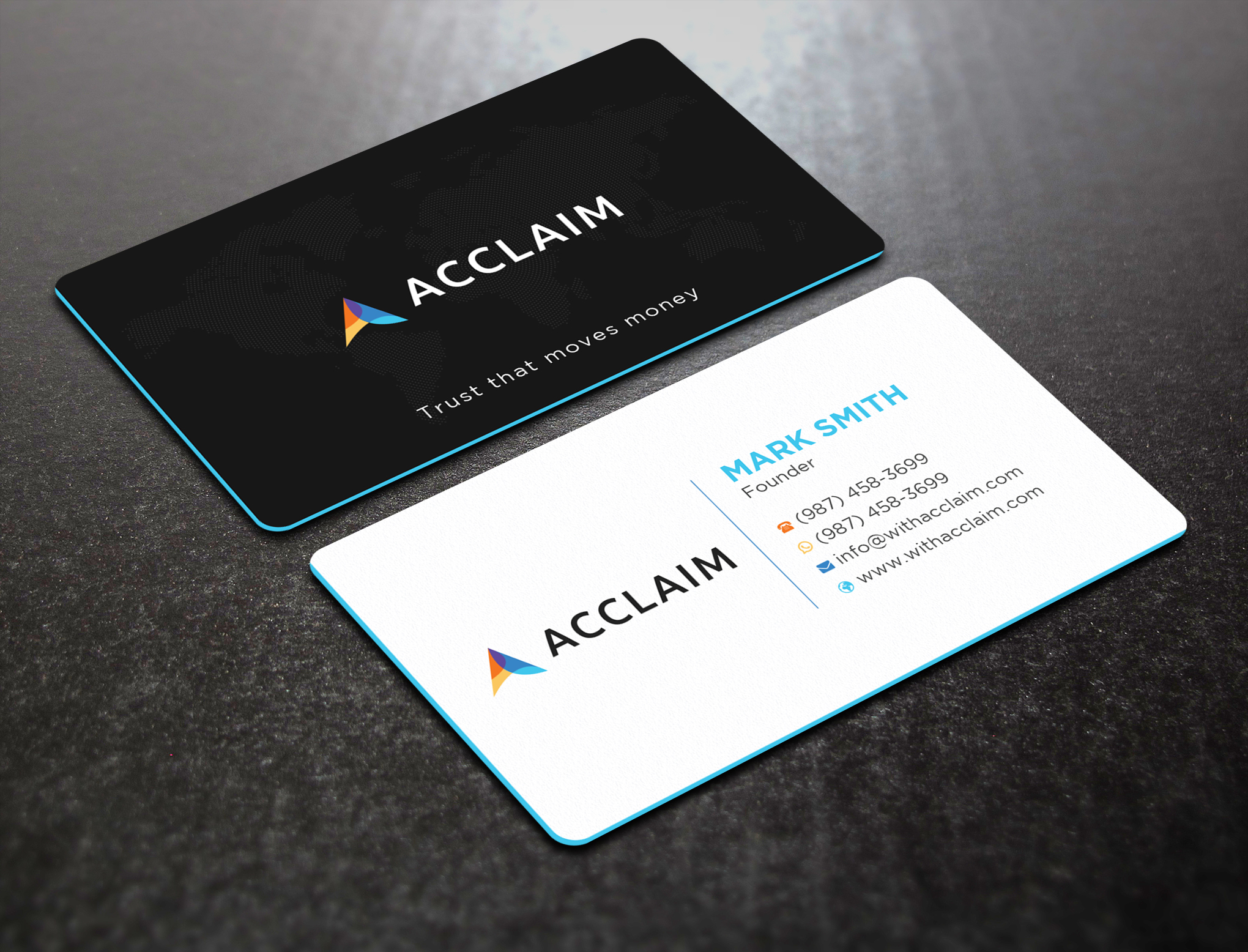 Visitenkarten-Design von Uttom 2 für Acclaim | Design #36761246