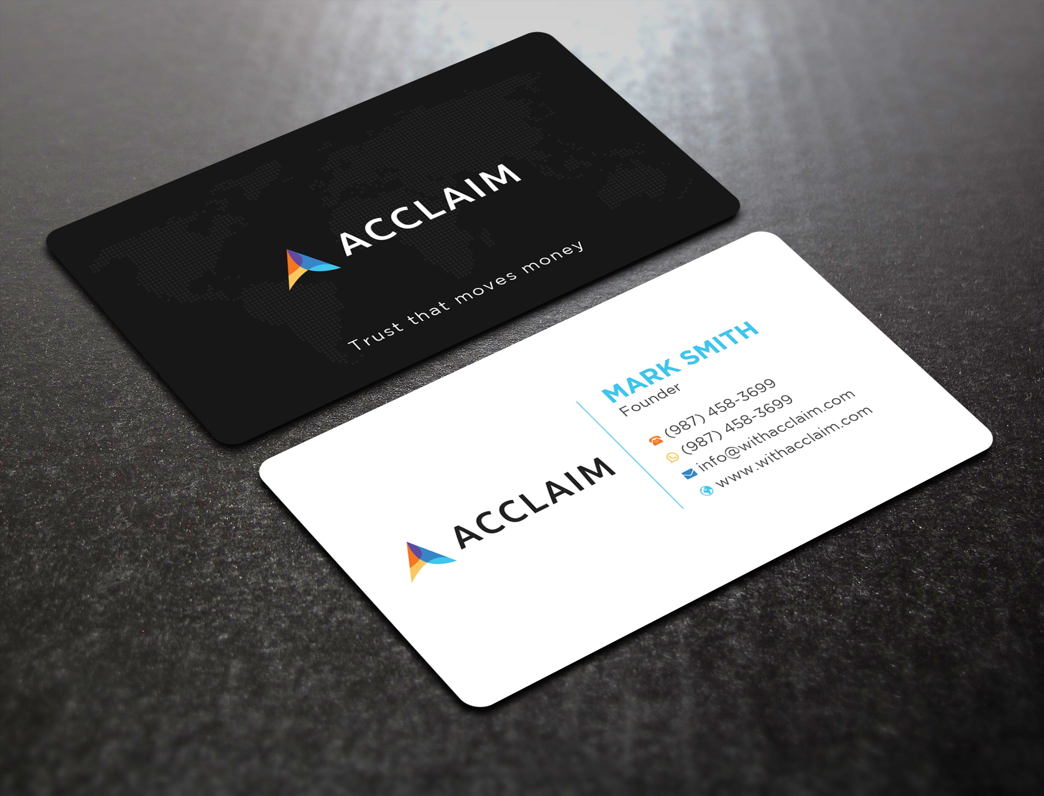 Visitenkarten-Design von Uttom 2 für Acclaim | Design #36761247