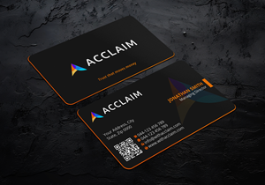 Design de Carte de Visite par Imagine design000 pour Acclaim | Design : #36726835