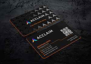 Design de Carte de Visite par Imagine design000 pour Acclaim | Design : #36726838