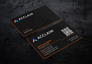 Design de Carte de Visite par Imagine design000 pour Acclaim | Design : #36726839