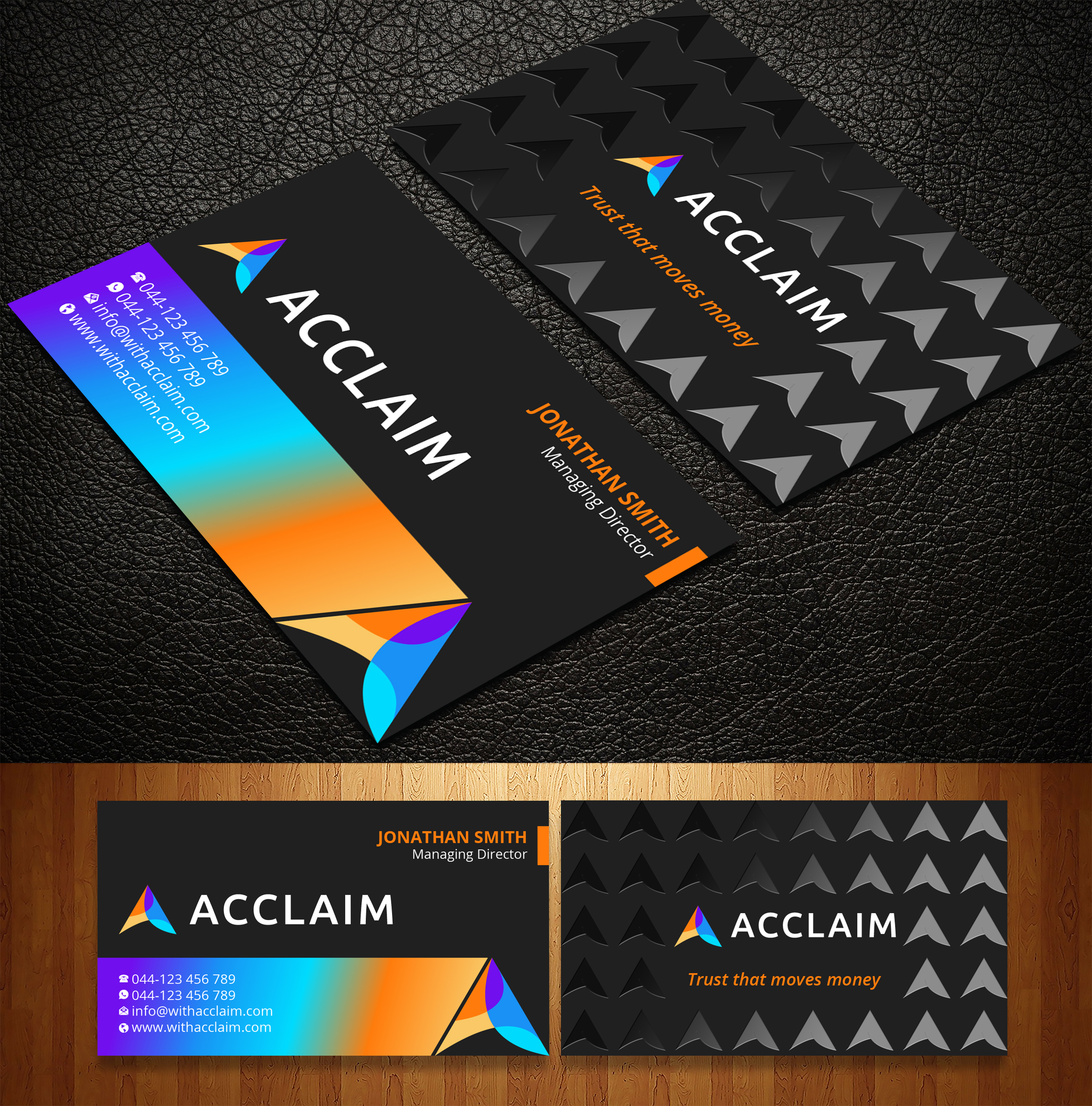 Design de Carte de Visite par Imagine design000 pour Acclaim | Design #36726897