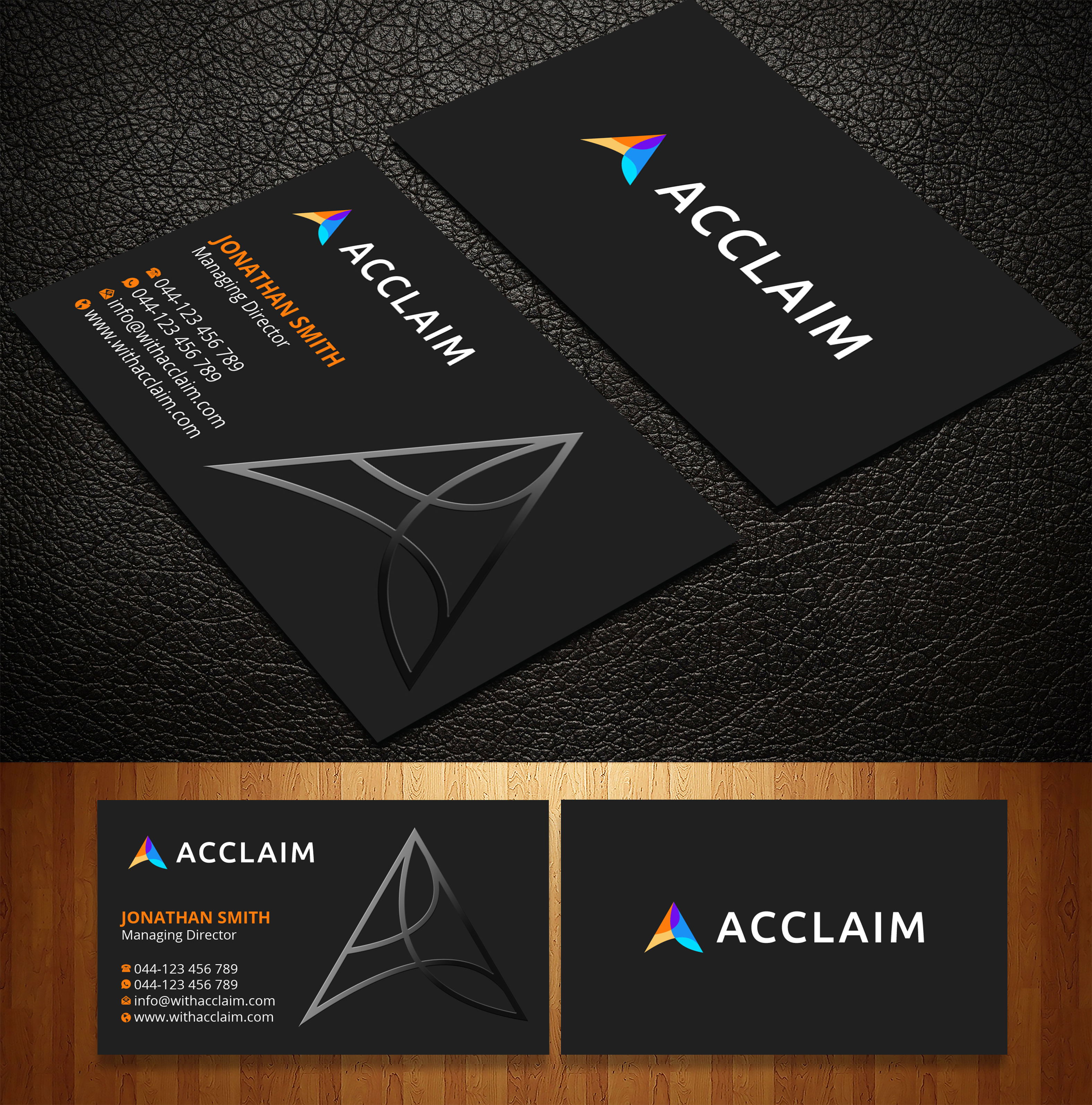 Design de Carte de Visite par Imagine design000 pour Acclaim | Design #36726898