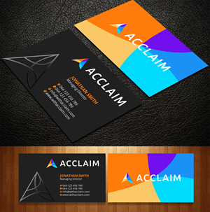 Design de Carte de Visite par Imagine design000 pour Acclaim | Design : #36726899