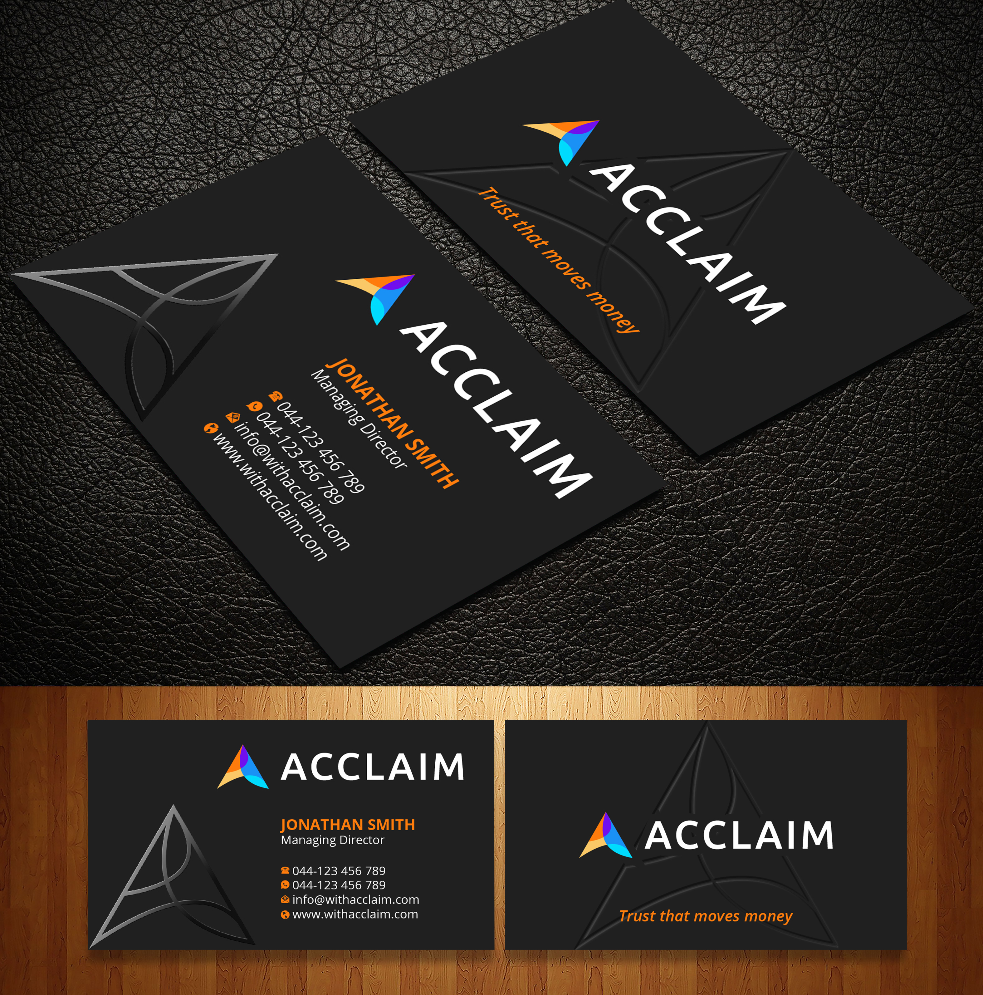 Design de Carte de Visite par Imagine design000 pour Acclaim | Design #36726900