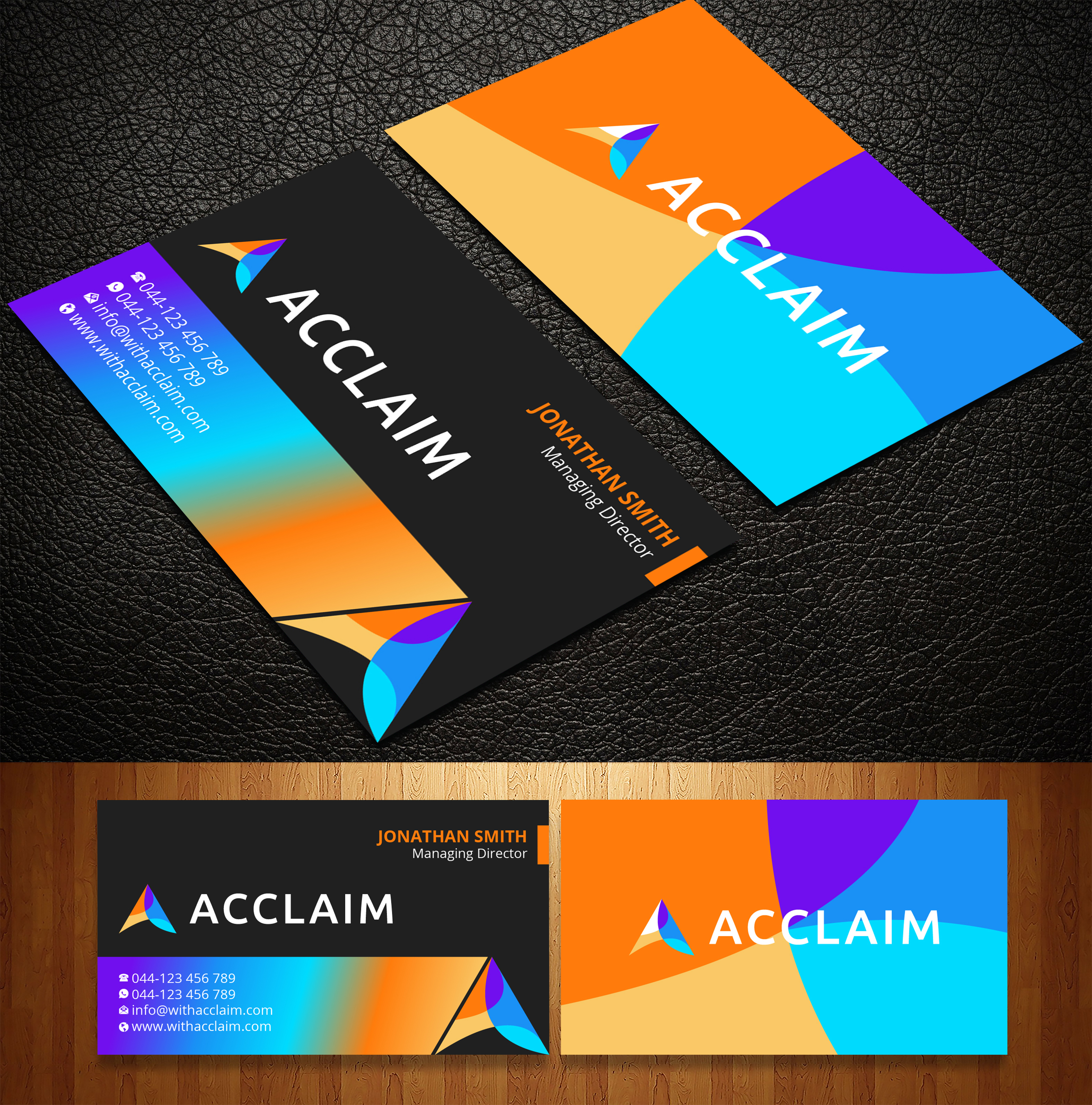 Design de Carte de Visite par Imagine design000 pour Acclaim | Design #36726901