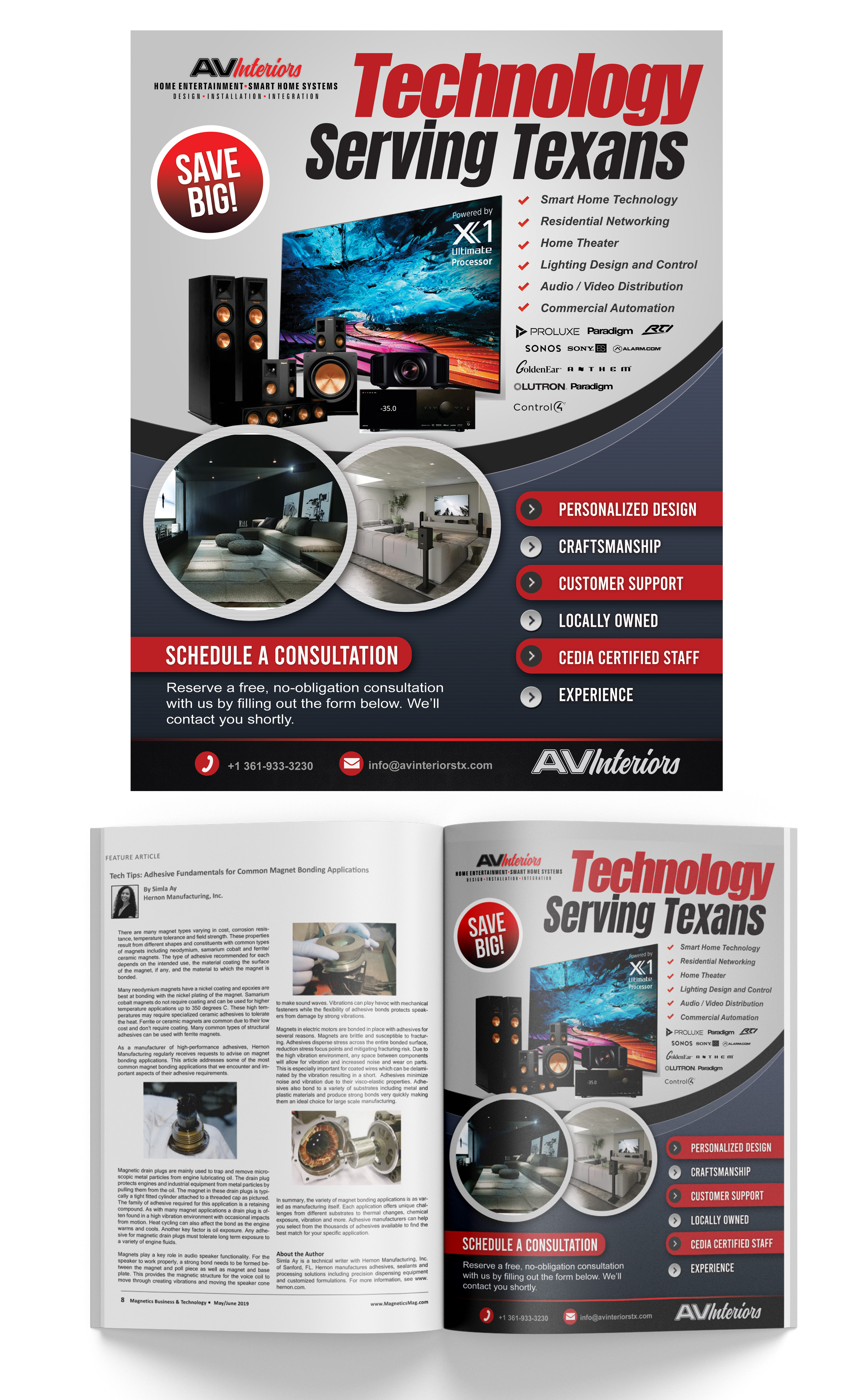 Magazine Design by Osama Soliman for AV Interiors LLC | Design #36742013