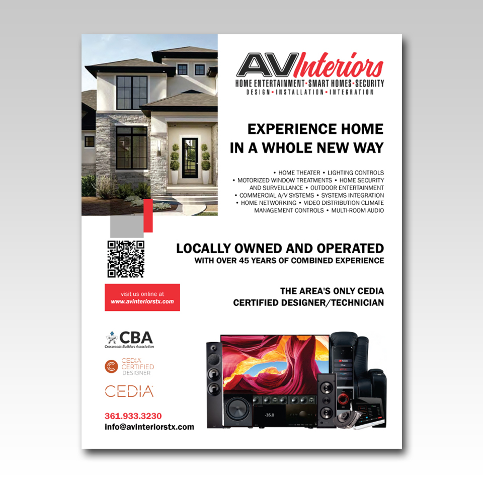 Magazine Design by YourLogoMaster for AV Interiors LLC | Design #36742963