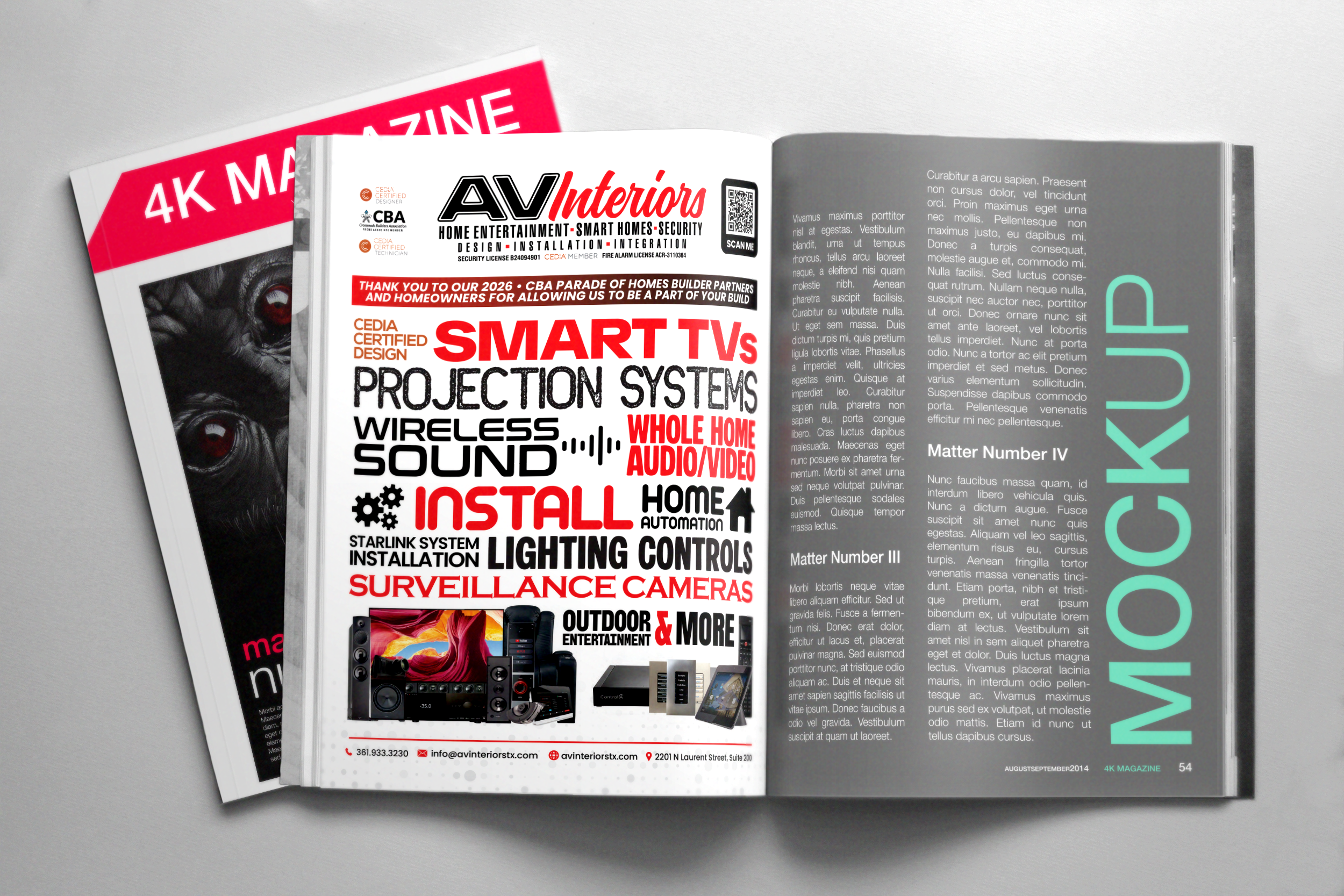 Magazine Design by JK18 for AV Interiors LLC | Design #36742249