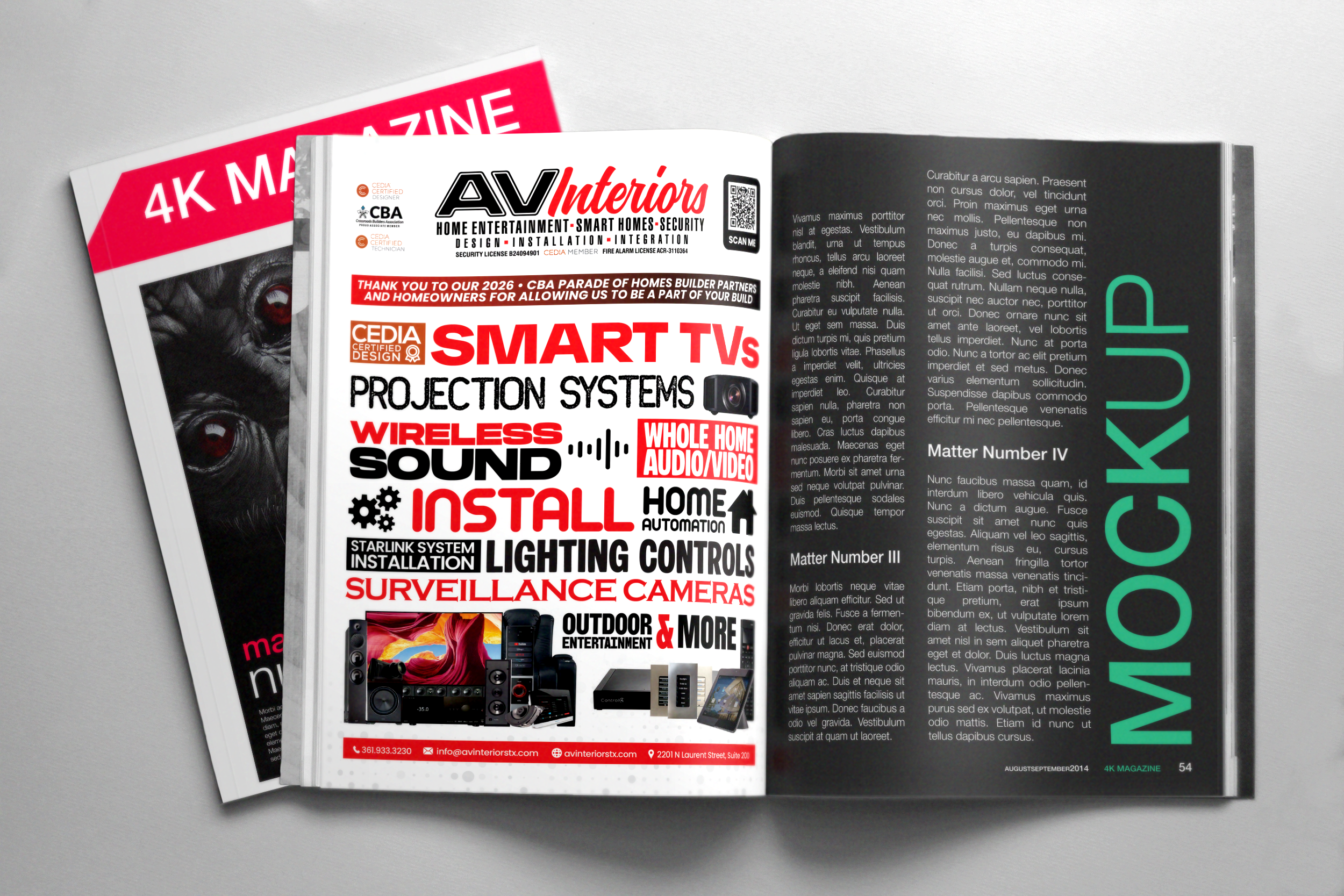 Magazine Design by JK18 for AV Interiors LLC | Design #36744830