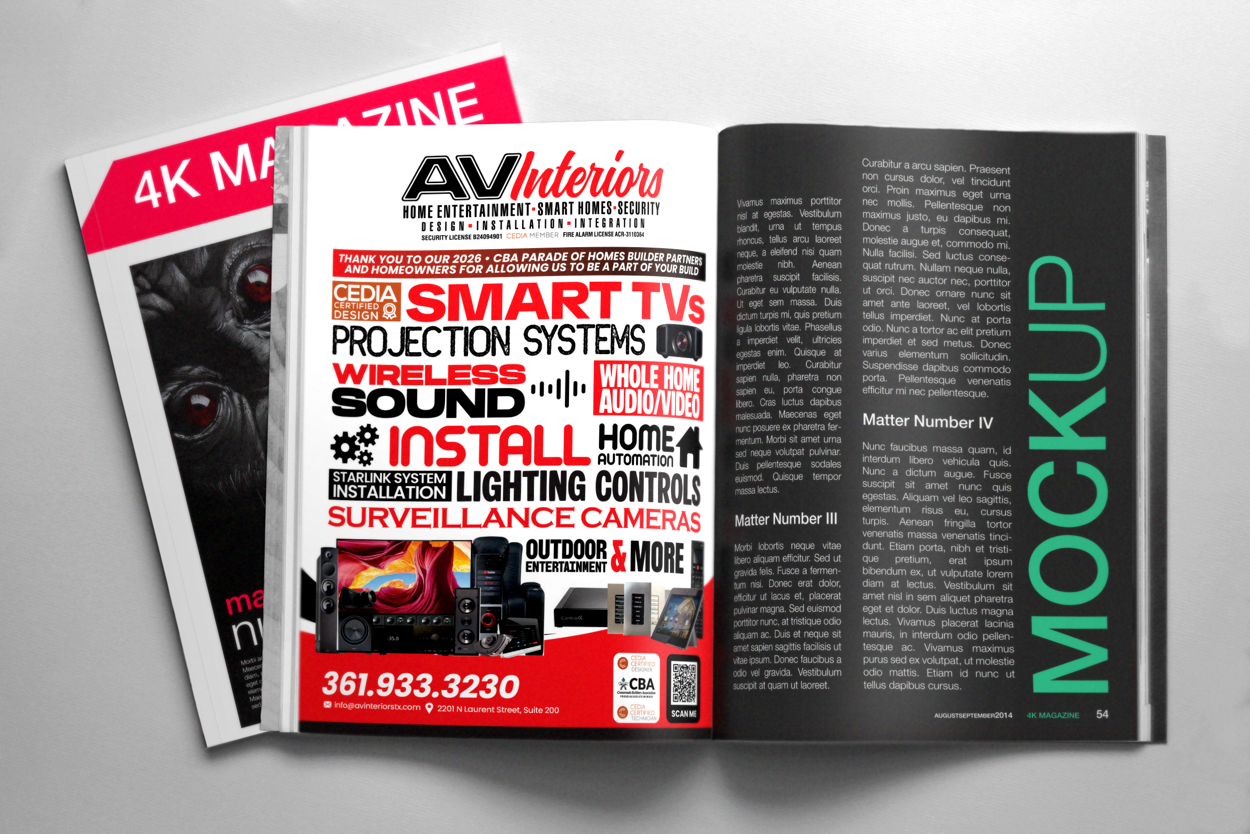 Magazine Design by JK18 for AV Interiors LLC | Design #36745471