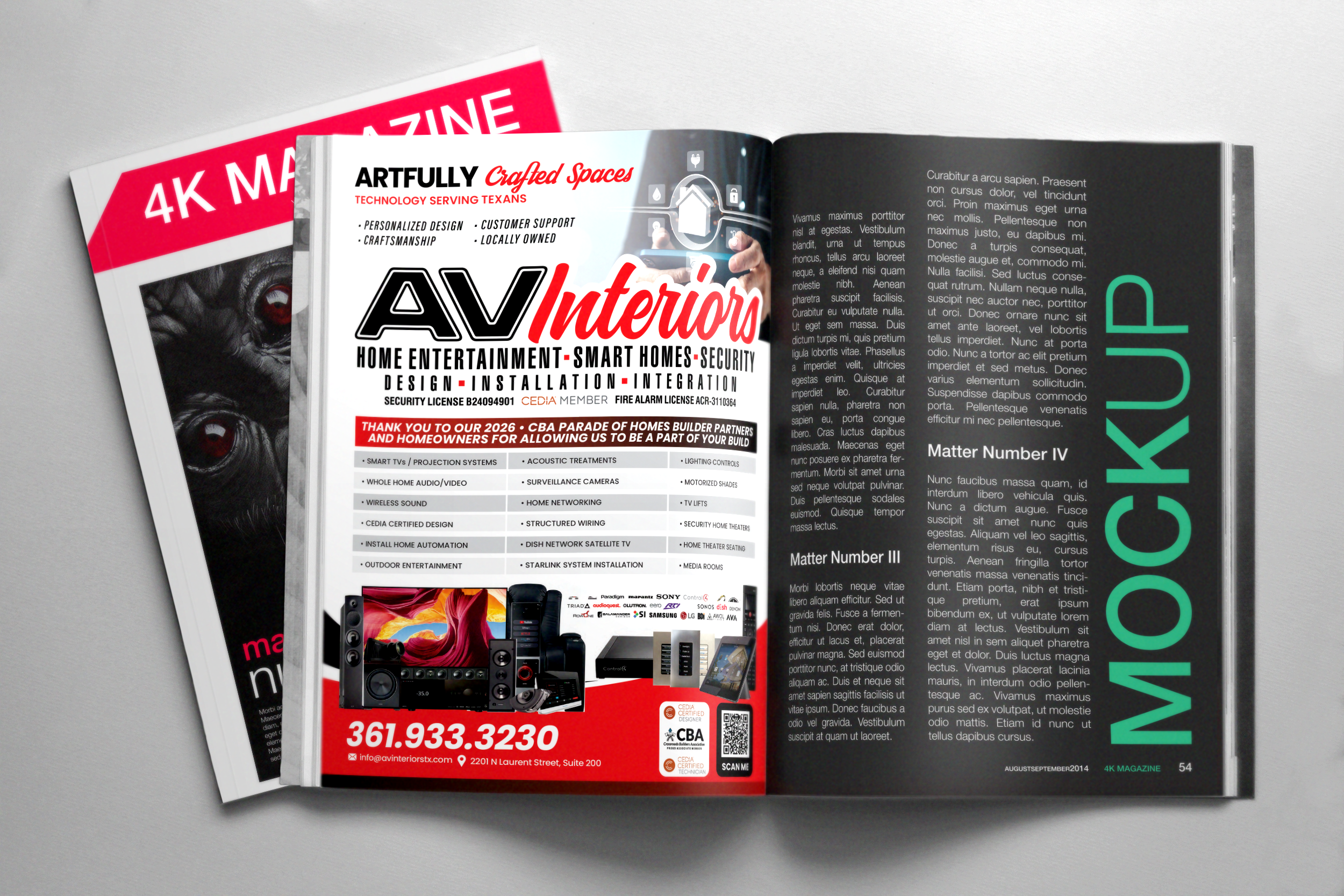 Magazine Design by JK18 for AV Interiors LLC | Design #36767913
