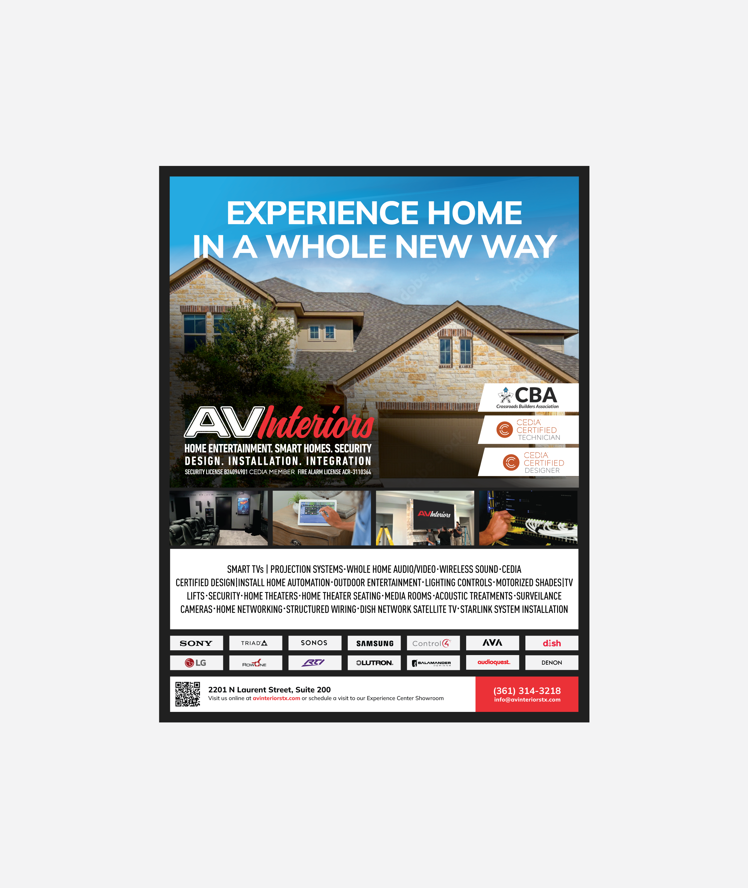 Magazine Design by DesignGenie for AV Interiors LLC | Design #36758833