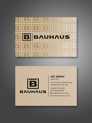 Design de Carte de Visite par Creative Moon Design pour UK Bauhaus | Design : #36730444