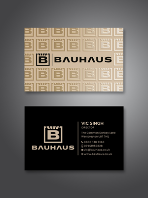 Design de Carte de Visite par Creative Moon Design pour UK Bauhaus | Design : #36730445