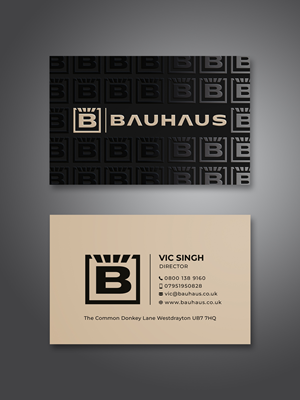 Design de Carte de Visite par Creative Moon Design pour UK Bauhaus | Design : #36730531