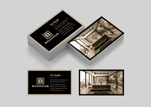 Business Card Design by MarkoE for UK Bauhaus | Design #36734391