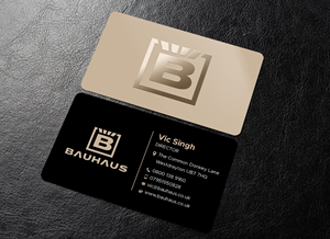 Business Card Design by Expert Bappy for UK Bauhaus | Design: #36731156