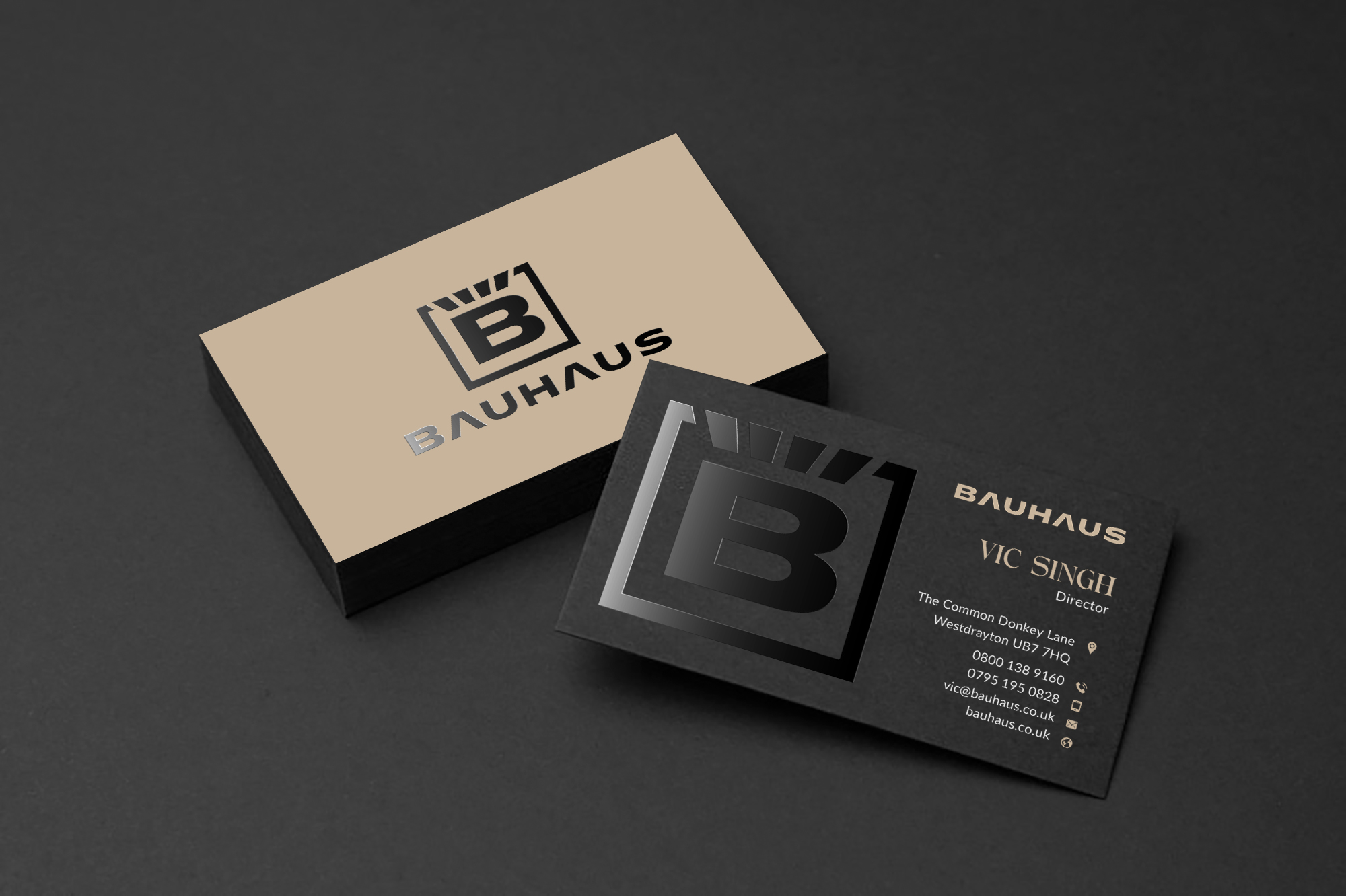 Business Card Design by Sun Moon Graphic Designer for UK Bauhaus | Design #36731533