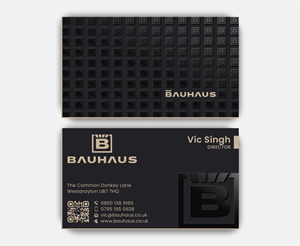 Business Card Design by DesignerShahadat for UK Bauhaus | Design: #36730398