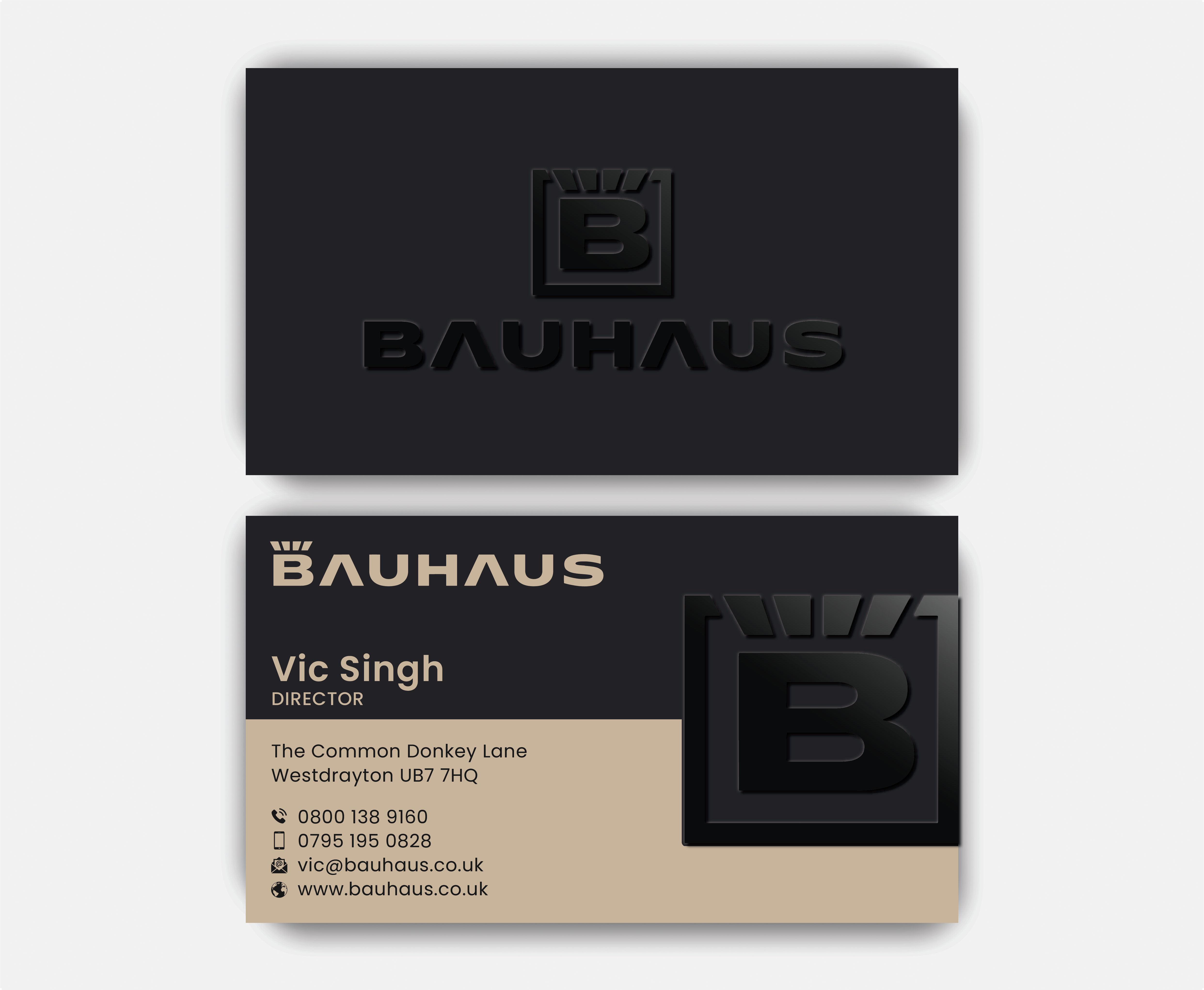 Business Card Design by DesignerShahadat for UK Bauhaus | Design #36730424