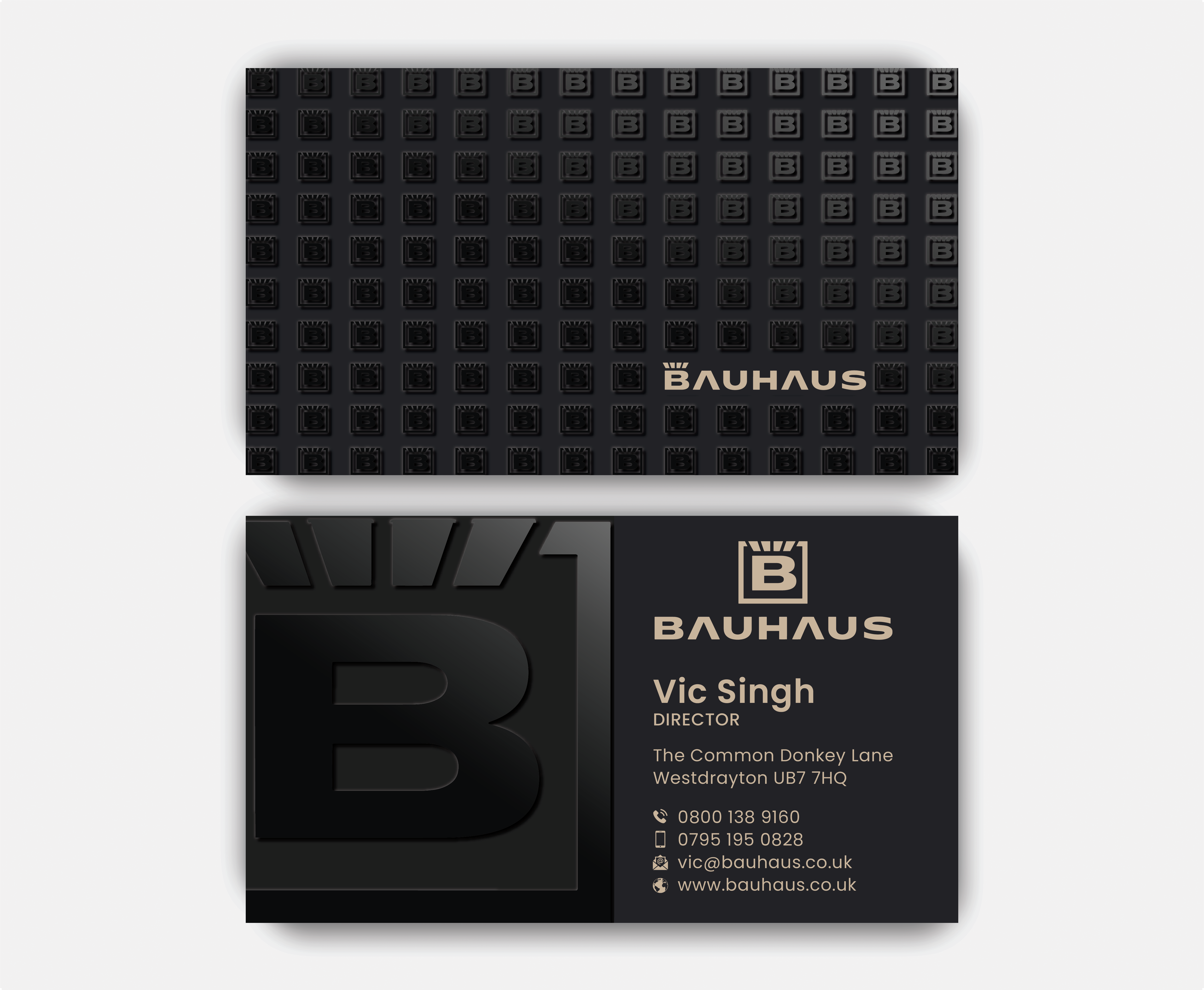 Design de Carte de Visite par DesignerShahadat pour UK Bauhaus | Design #36730455