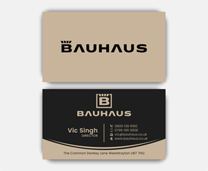 Business Card Design by DesignerShahadat for UK Bauhaus | Design: #36730456