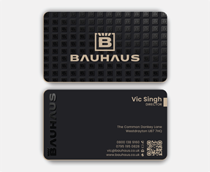 Business Card Design by DesignerShahadat for UK Bauhaus | Design: #36730458