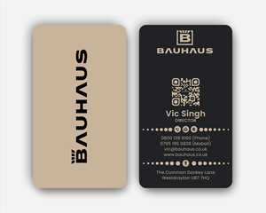 Business Card Design by DesignerShahadat for UK Bauhaus | Design: #36730464