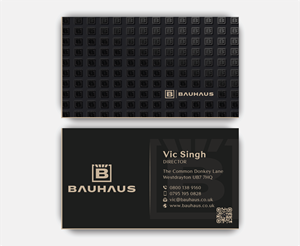 Business Card Design by DesignerShahadat for UK Bauhaus | Design: #36734424