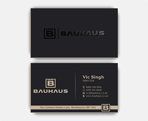 Business Card Design by DesignerShahadat for UK Bauhaus | Design: #36734426