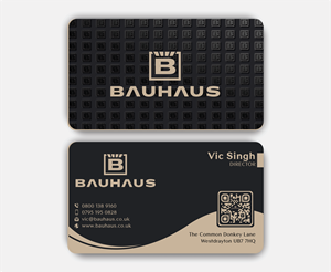 Business Card Design by DesignerShahadat for UK Bauhaus | Design: #36734447