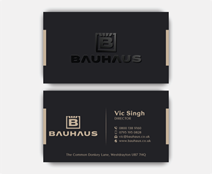 Business Card Design by DesignerShahadat for UK Bauhaus | Design: #36734477