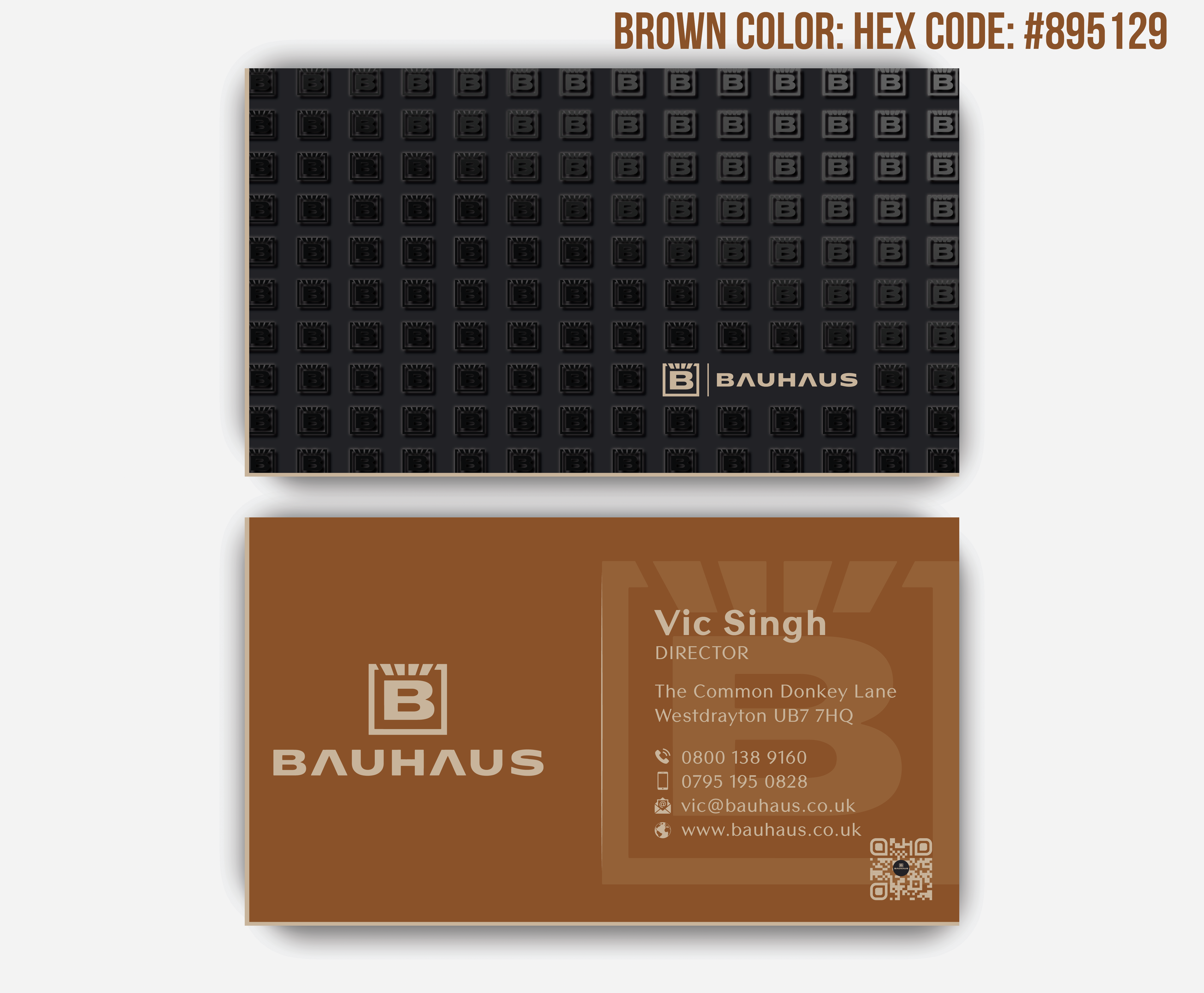 Business Card Design by DesignerShahadat for UK Bauhaus | Design #36738594