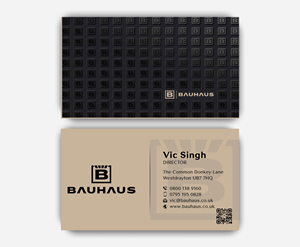Visitenkarten-Design von DesignerShahadat für UK Bauhaus | Design: #36738601